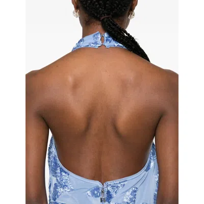 Rotate Birger Christensen Dresses Blue, White In Blue