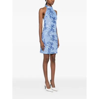 Rotate Birger Christensen Dresses Blue, White In Blue