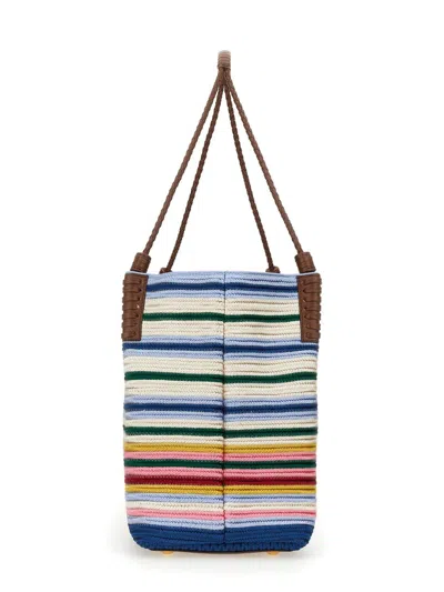 Etro Libra Medium Fabric Shopping Bag In Multi