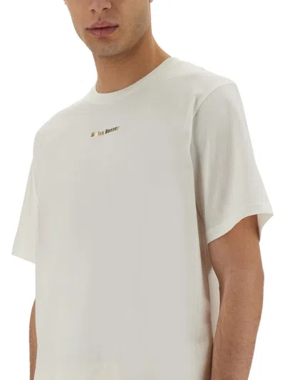 Wales Bonner Man T-shirt Ivory Size Xl Organic Cotton In White
