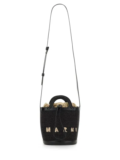 Marni Borsa Tropicalia Micro In Black