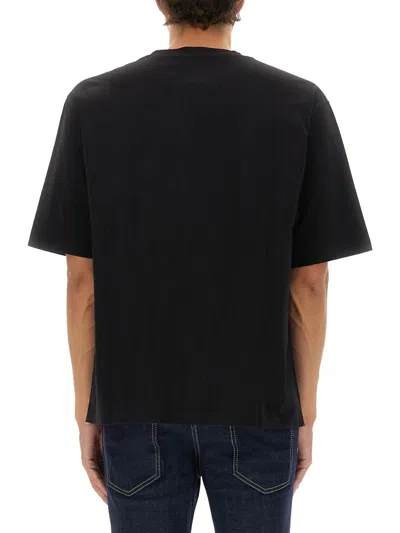 Dsquared2 Dsquared Men T-shirt With Logo In Black
