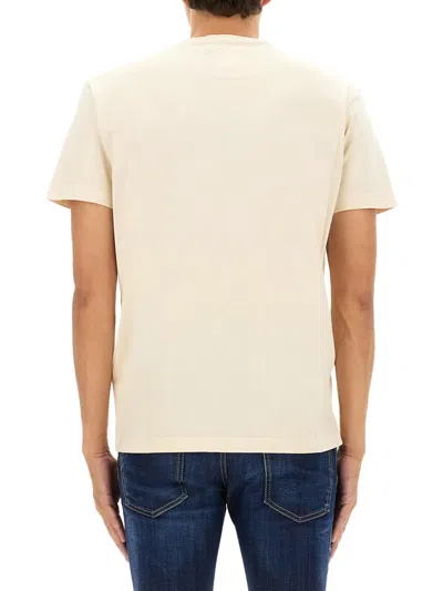 Dsquared2 Dsquared Men T-shirt With Logo In Neutral