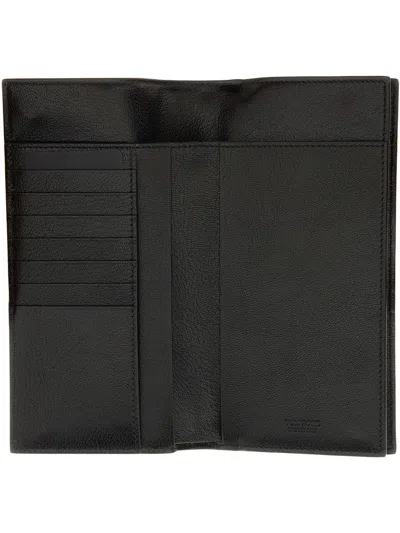 Tom Ford Vertical Leather Wallet In Black