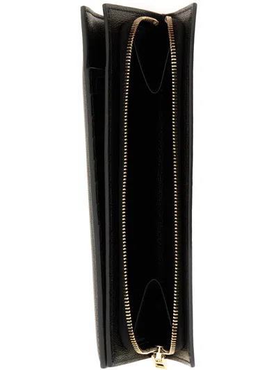 Tom Ford Vertical Leather Wallet In Black