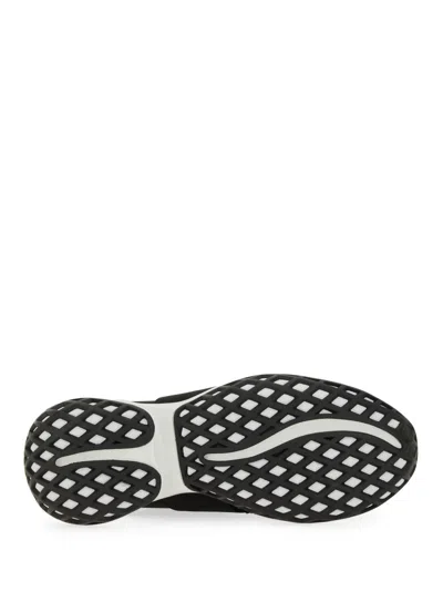 Roger Vivier Run Sneakers With Ridged Rubber Sole In Black