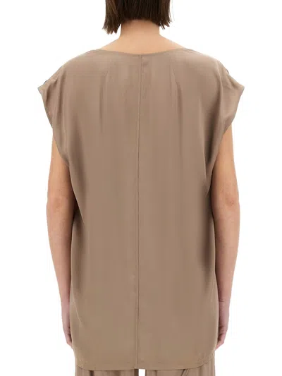 Rick Owens Dylan T-shirt In Brown