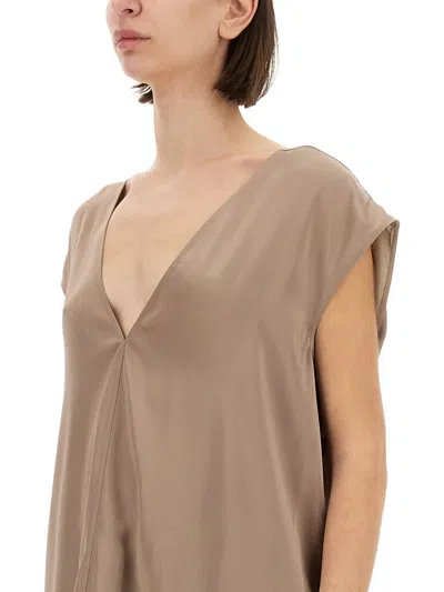 Rick Owens Dylan T-shirt In Brown