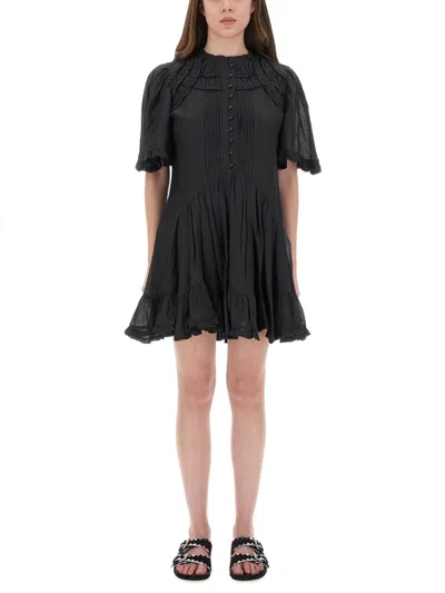 Isabel Marant Étoile Isabel Marant Etoile Black Cotton Viscose Dresses In Black