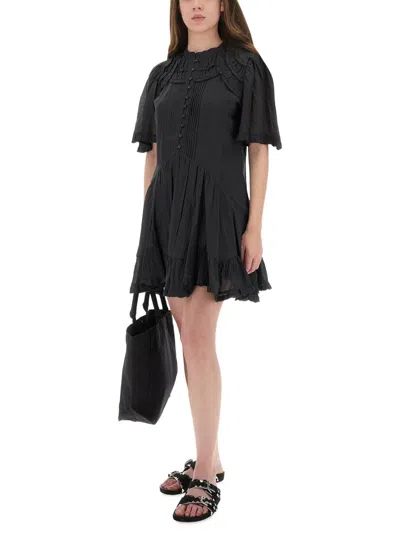 Isabel Marant Étoile Isabel Marant Etoile Black Cotton Viscose Dresses In Black