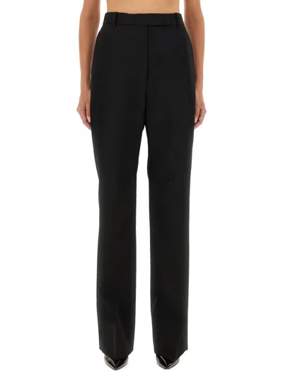 Tom Ford Sharp Wool Pants With Pleats In Gold