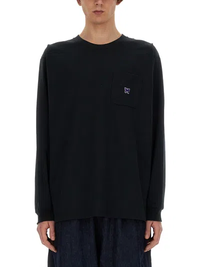 Needles T Shirt With Logo In Black