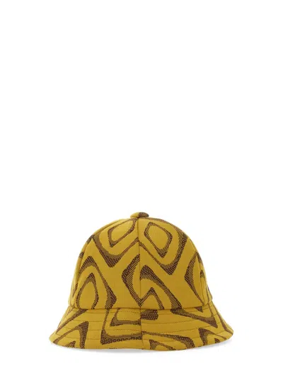 Needles Printed Wide Brim Hat In Yellow