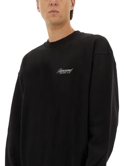Represent "owners Club Script" Sweatshirt In Black