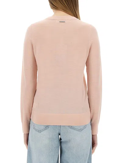 Michael Michael Kors Michael By Michael Kors Wool Jersey. In Pink
