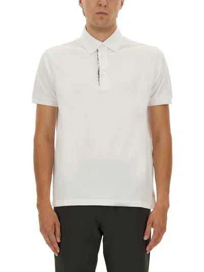 Etro Polo Shirt With Embroidered Pegasus In White