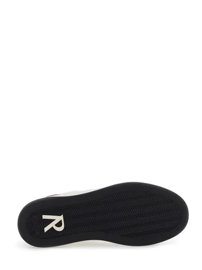 Represent Two Tone Leather And Suede Initial Sneakers In Black