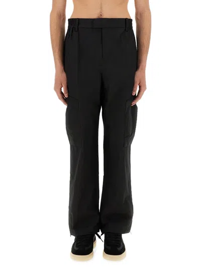 Represent Stretch Nylon Cargo Pant With Pockets In Black