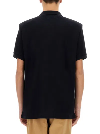 Ps By Paul Smith Ps Paul Smith Slim Fit Polo Shirt In Organic Cotton In Black