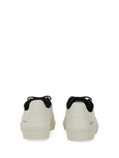 Y-3 Refined Mini Sneaker With Minimalist Aesthetic In White