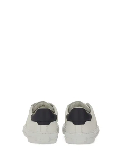Hogan Low-top Leather Sneakers With Minimalist Design And Distinctive Detailing In White