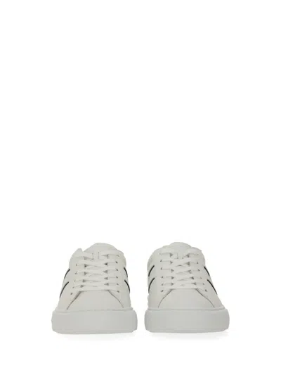 Hogan Low-top Leather Sneakers With Minimalist Design And Distinctive Detailing In White