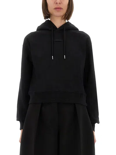 Jacquemus The Grosgrain Hoodie In Black