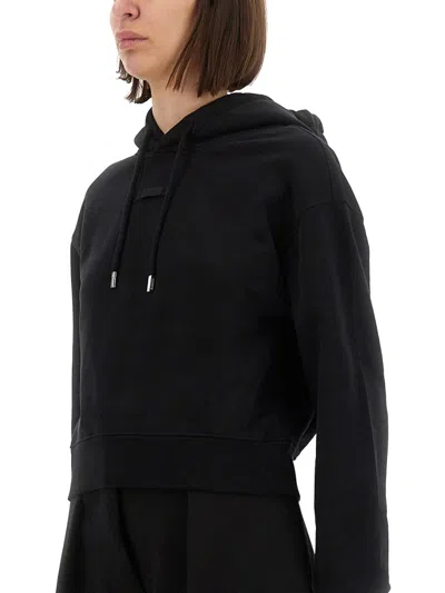 Jacquemus The Grosgrain Hoodie In Black