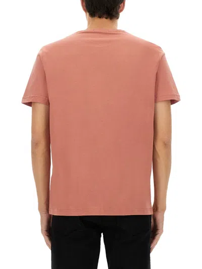 Fred Perry Cotton T-shirt In Pink