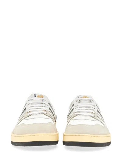 Lanvin Multicolour Leather Sneaker In White
