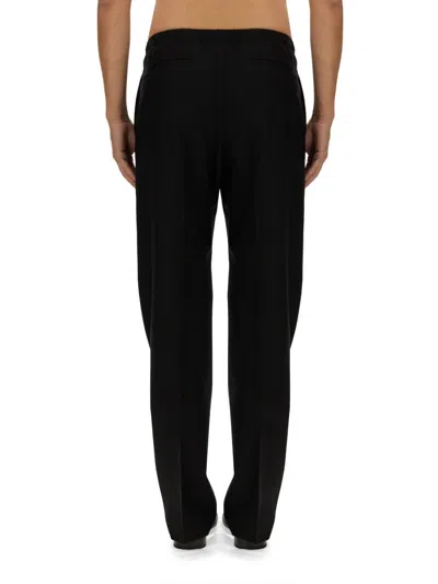 Fendi Wool Pants In Black