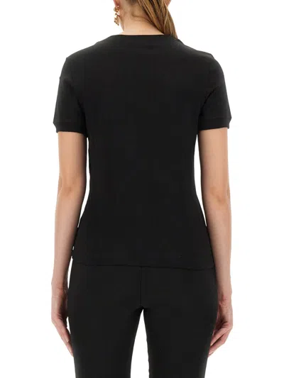 Dolce & Gabbana Jersey T Shirt With Dg Logo Embroidery In Black