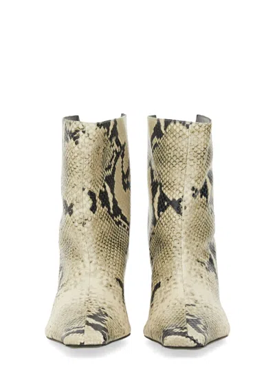 Khaite Boot "ona" In Animal Print
