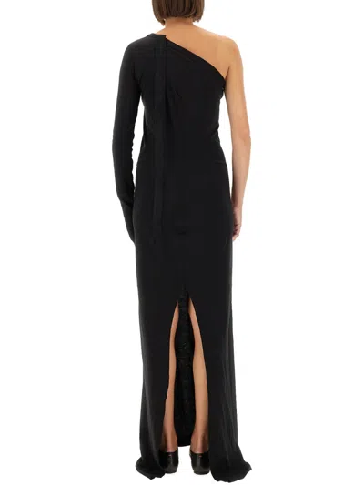 Rick Owens Drkshdw "ziggy" Dress In Black