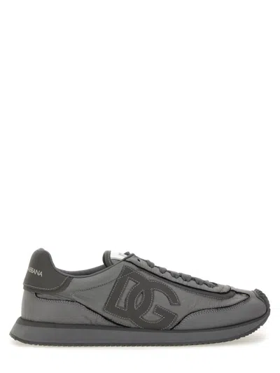 Dolce & Gabbana Low Sneaker Ny In Gray