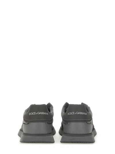 Dolce & Gabbana Low Sneaker Ny In Gray