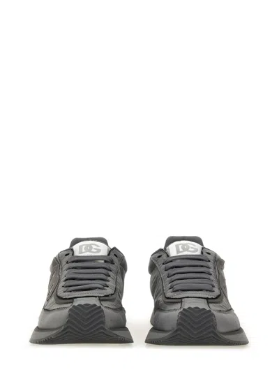 Dolce & Gabbana Low Sneaker Ny In Gray