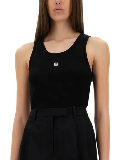 Givenchy Women Rib Tank Top In Black