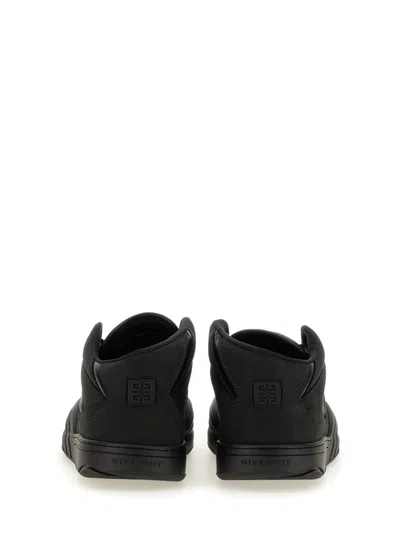 Givenchy Black Fabric And Leather Skate Sneakers In Brown