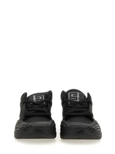 Givenchy Black Fabric And Leather Skate Sneakers In Brown