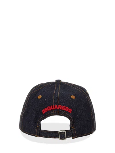 Dsquared2 Dsquared "icon New Generation" Baseball Hat In Blue