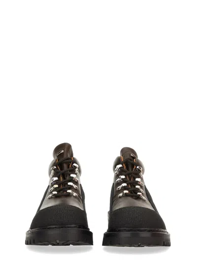 Our Legacy Ankle Boots With Round Toe And Lug Sole In Green