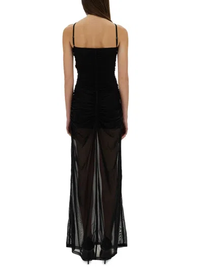 Diesel "d Amami" Long Dress In Black