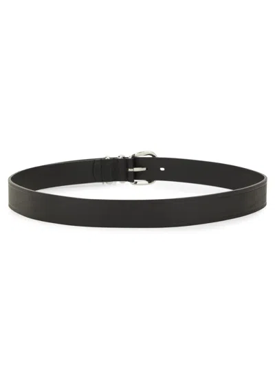 Sunflower Leather Belt In Black