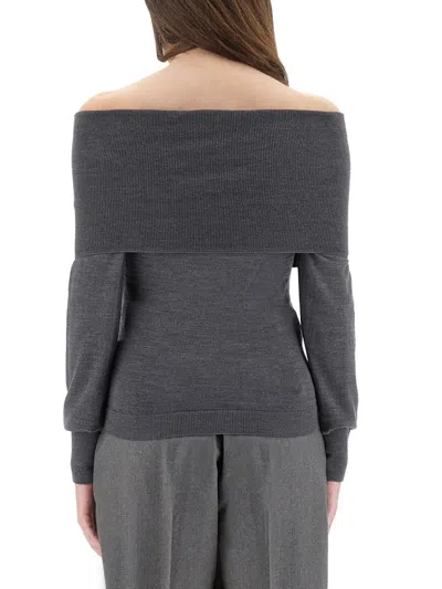 Stella Mccartney Stella Mc Cartney Wool Turtleneck Sweater In Gray