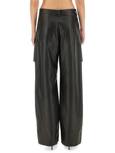 Msgm Cargo Pants In Black