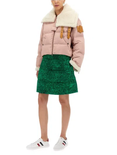 Moncler Genius Print Skirt 1 Moncler Jw Anderson In Green