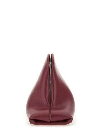 Attico Clutch Day Off Small In Burgundy