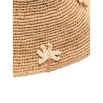 Alanui Shadow Of The Palm Raffia Hat In Neutral