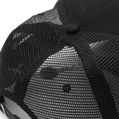 Amiri Black Baseball Cap With Logo Lettering On The Front And Mehs Panels In Black